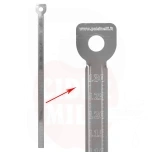 Matavimo lazda 130cm talpyklai nerūdijantis plienas