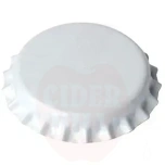 Kroonkork 29mm valge 4bar 1000tk