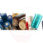 Termokahanev kapsel logoga 31x55mm must matt 6000tk tõmberibaga