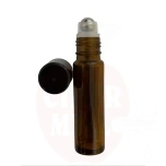 Klaaspudel Roll-on 10ml pruun