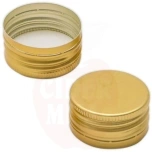 Metallkork GL18 18mm kuldne avamisrõngaga