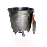 Mahuti & vann 250L D794xH500mm roostevaba ratastel