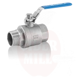 Kuulkraan 1/2 roostevaba AISI 316 sk/vk