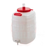 Plastmahuti 100L plast kraaniga korduvkasutatav