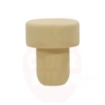 Sünteetiline T-kork ø16 pea ø24/h10mm 100tk sile