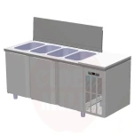 Külmkapp TM3 salatitele töötasapind 420L