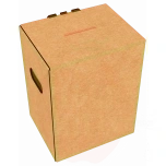 Säilituskoti kartongkarp 10L hall