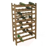 Veinipudelite riiul 620x250x1200mm 54pdl