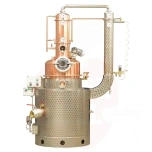 Destilaator 200L 1-astmeline gaasiküte 60kW roostevaba teras