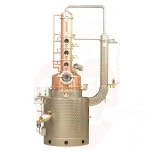 Destilaator 200L 3-astmeline gaasiküte 60kW vask