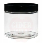 Plastpurk PET 150ml musta korgiga