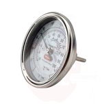 Termomeeter 3" skaala lühikese varrega roostevaba teras