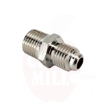 Adapter 1/4 MFL 1/4 NPT kroommessing
