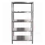 Riiul 1000x400x2000 5 tasapinnaga roostevaba