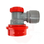 Kuullukukiirühendus 9,5mm (3/8") duotight hall+punane gaas