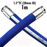 Hose 1m FlexiRoyal EPDM 1.5" TC (internal Ø 38mm) for brewing