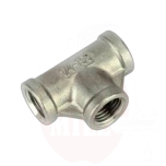 Kolmik 1/4" BSP võrdne roostevaba teras