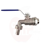 Kuulkraan 1/2" 13mm voolikuotsikuga roostevaba teras