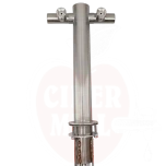 Õlletorn T-kujuline 2 kraaniga roostevaba