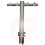 Õlletorn T-kujuline 4 kraaniga roostevaba