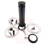 Õlletorni komplekt 2-le kraanile must Phantom (ilma kraanideta)