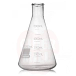 Kolba 5000ml Erlenmeyer borosilikatinis stiklas