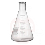 Kolb 5000ml Erlenmeyer borosilikaatklaas