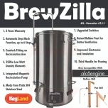 Alus brūvēšanas katls 65L BrewZilla Gen 3.1.1 ar sūkni 3500W