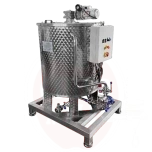 Segumikser 500L reguleeritavate jalgadega roostevaba teras