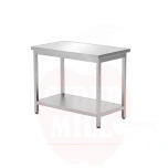 Kesklaud riiuliga – polditud sügavus 600mm HENDI Kitchen Line 1000x600x(H)850mm