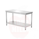 Kesklaud riiuliga – polditud sügavus 600mm HENDI Kitchen Line 1200x600x(H)850mm