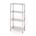 Laoriiul 800x400x(H)1800mm 4 täisriiuliga poltitav HENDI Kitchen Line