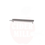 Sienas plaukts 1200x300x(H)250mm HENDI ar 2 kronšteiniem