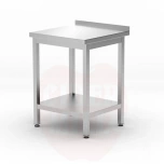 Seinalaud 600x600x(H)850mm HENDI Kitchen Line riiuliga poltühendusega