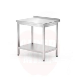 Sieninis stalas 800x600x(A)850mm HENDI Kitchen Line su lentyna surenkamas