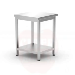 Kesklaud 600x600x(H)850mm HENDI Kitchen Line riiuliga poltühendusega