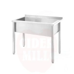 Laud ühe valamuga 1000x600x(H)850mm HENDI Kitchen Line keevitatud