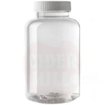 Plastpudel 225ml ümar valge 2760tk/alus