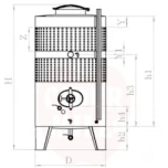Mahuti 1500L roostevaba jahutussärgiga