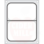 Kausitamise maatriks HENDI kahesektsioonilisele mahutile 227x178mm