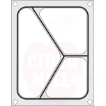 Kausitamise maatriks HENDI kolmesektsioonilisele mahutile 227x178mm