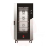 Konvektions-Dampf-Elektroofen 16x600x400mm Millennial Black Mask Bakery Tecnoeka elektronische Steuerung 400V/31000W 930x1035x(H)1900mm