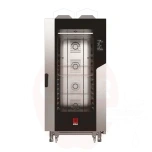 Konvektsioon-auruahi gaas 16x600x400mm Millennial Black Mask Bakery Tecnoeka elektrooniline juhtimine 230V/1450W 30000kW 930x1160x(H)2060mm