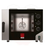 Konvektio-höyryuuni kaasu 4x600x400mm Millennial Smart Bakery Tecnoeka sähkömekaaninen ohjaus 230V/300W 9,3kW 850x1041x(K)801mm