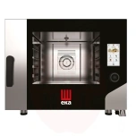 Konvektsioon-aurahi elektriline 4x600x400mm Millennial Touch Screen Bakery pesusüsteemiga elektrooniline juhtimine Tecnoeka 400V/7800W 850x1035x(H)700mm