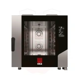 Konvektio-höyryuuni kaasu 6x600x400mm Millennial Black Mask Bakery elektroninen ohjaus Tecnoeka 230V/500W 13,5kW 850x1035x(K)951mm