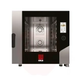 Konvektsioon-aurahi elektriline 6x600x400mm Millennial Touch Screen Bakery pesusüsteemiga elektrooniline juhtimine Tecnoeka 400V/11400W 850x1035x(H)850mm