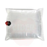 Säilituskott 10L läbipaistev ventiil keskel