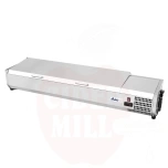 Kühlaufsatzvitrine GN 1/3 4x GN1/3 Arktic 230V/180W 1205x420x(H)630mm