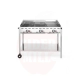 Gasgrill Green Fire 3-Brenner HENDI Profi Line 17,4kW 1078x612x(H)825mm